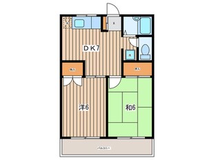 岩澤コーポＢの物件間取画像